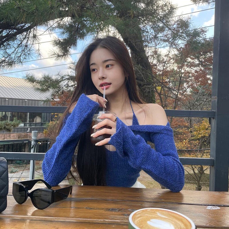 Áo Thun Tay Ngắn Hở Vai Màu Trơn Thời Trang Dành Cho Nữ