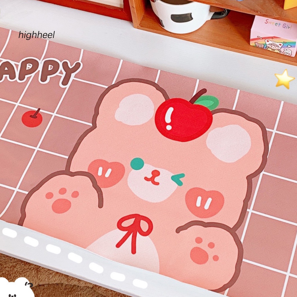 Đệm Lót Chuột Chơi Game Bề Mặt Mịn Hình Thỏ / Gấu Đáng Yêu Mềm Mại