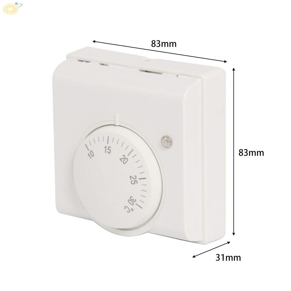 【VARSTR】Thermostat Mechanical Room White 2-wire 220V AC ABS For Hotel Restaurant