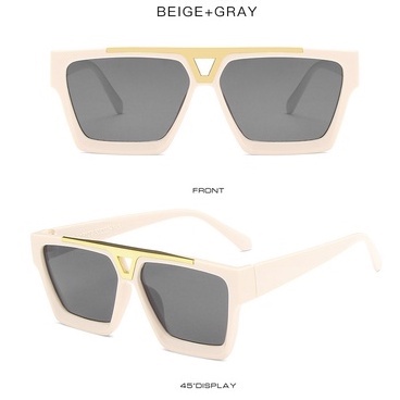 Kính Mát Phân Cực Mặt Vuông Chống Tia UV400 Thời Trang Cho Nam