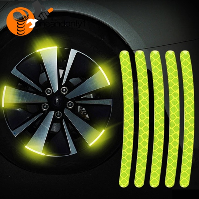 Bộ 20 Miếng Dán Phản Quang 3d Trang Trí Bánh Xe Hơi