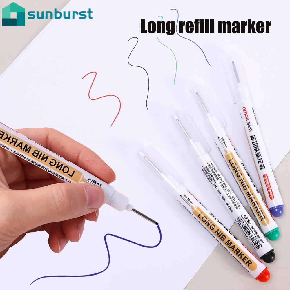 Bút Đánh Dấu Lỗ Dài 20mm Bằng Kim Loại Chống Nước Đa Năng