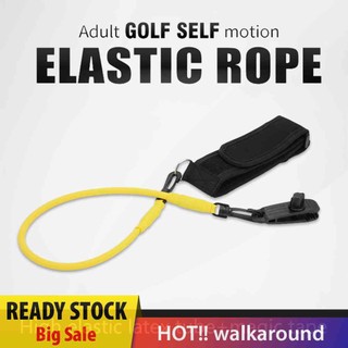 PGM Golf Swing Elastic Rope Adjustable Hitting Force Trainer Golf Training Aids