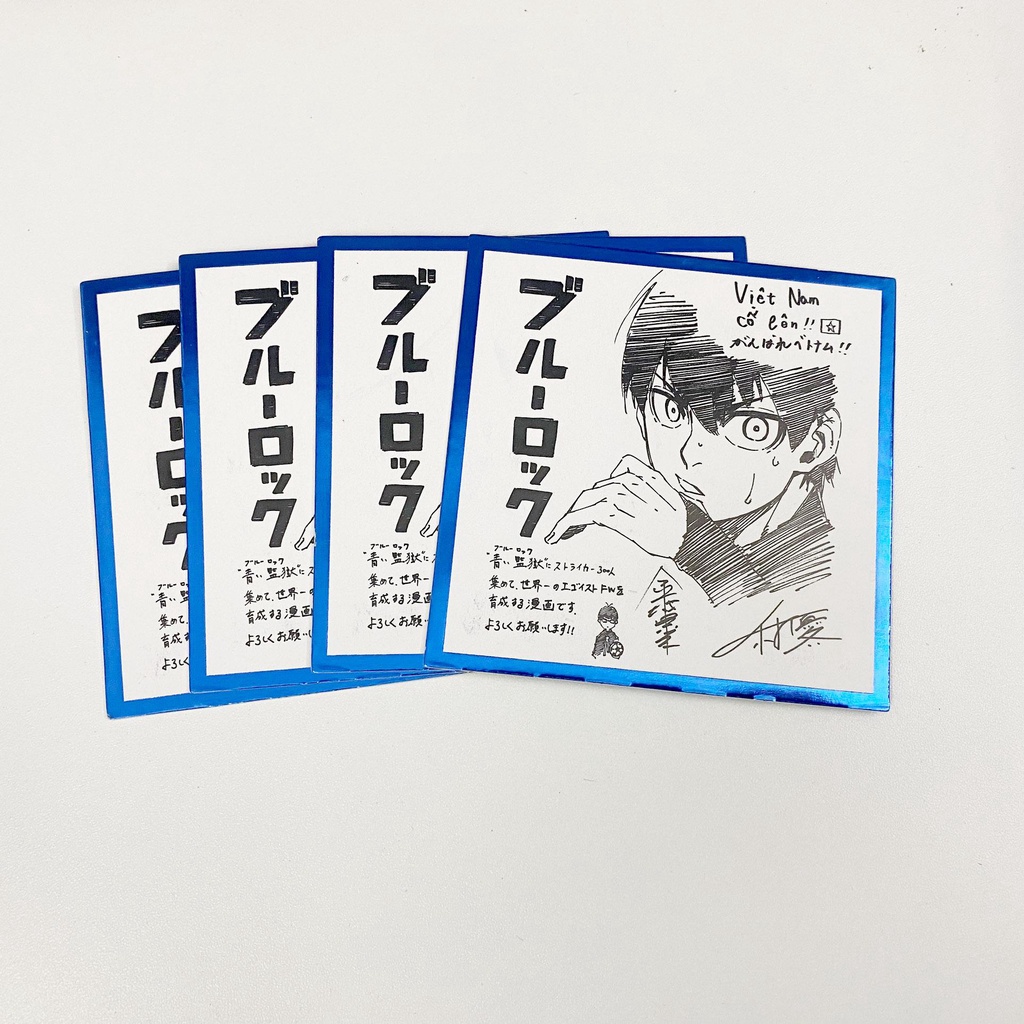 Card Blue Lock Shikishi Japan Việt Nam độc quyền