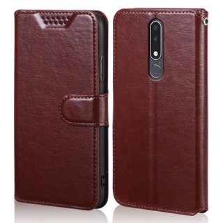 Ốp lật cho nokia 3.1 plus / 3 2018 nokia 3.4 ta-1288 ốp lưng ví da pu