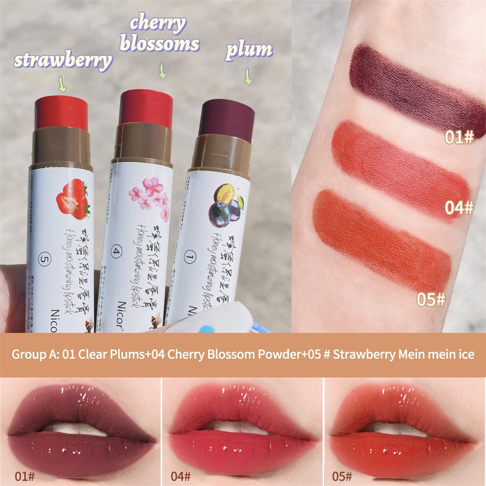 Nicor Son Môi Dưỡng Ẩm Tinh Chất Mật Ong Cao Cấp