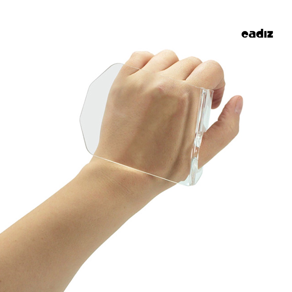 Bảng Màu Trang Điểm Móng Tay Acrylic Trong Suốt Viền Mịn Tái Sử Dụng Linh Hoạt Dễ Làm Sạch