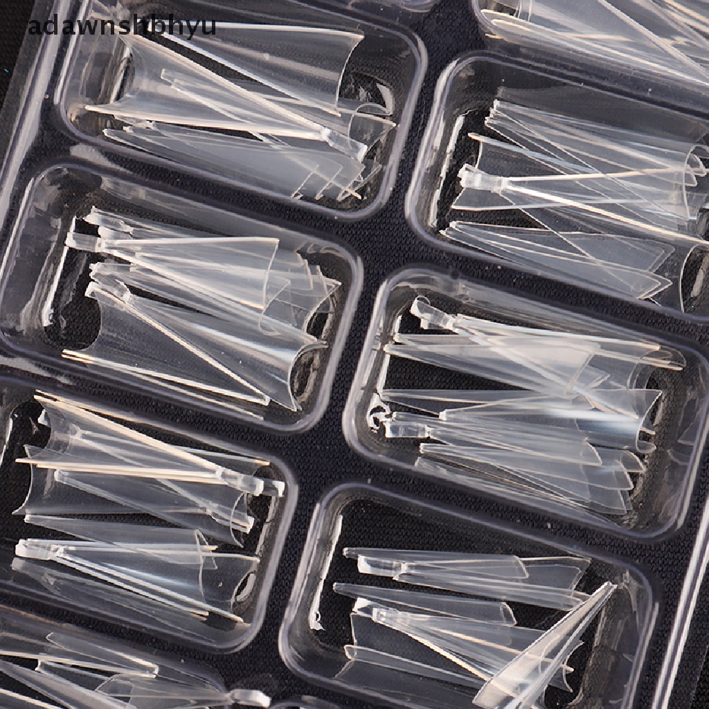 Set 100 Móng Tay Giả Nửa Đầu Nối Dài Chuyên Dụng