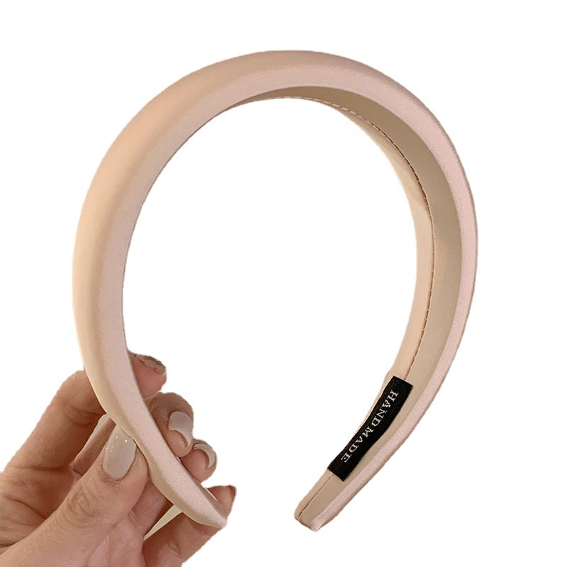 Băng Đô Cài Tóc Bằng Satin Cao Cấp Họa Tiết Đầu Lâu Phong Cách Pháp Đơn Giản Thời Trang 2023