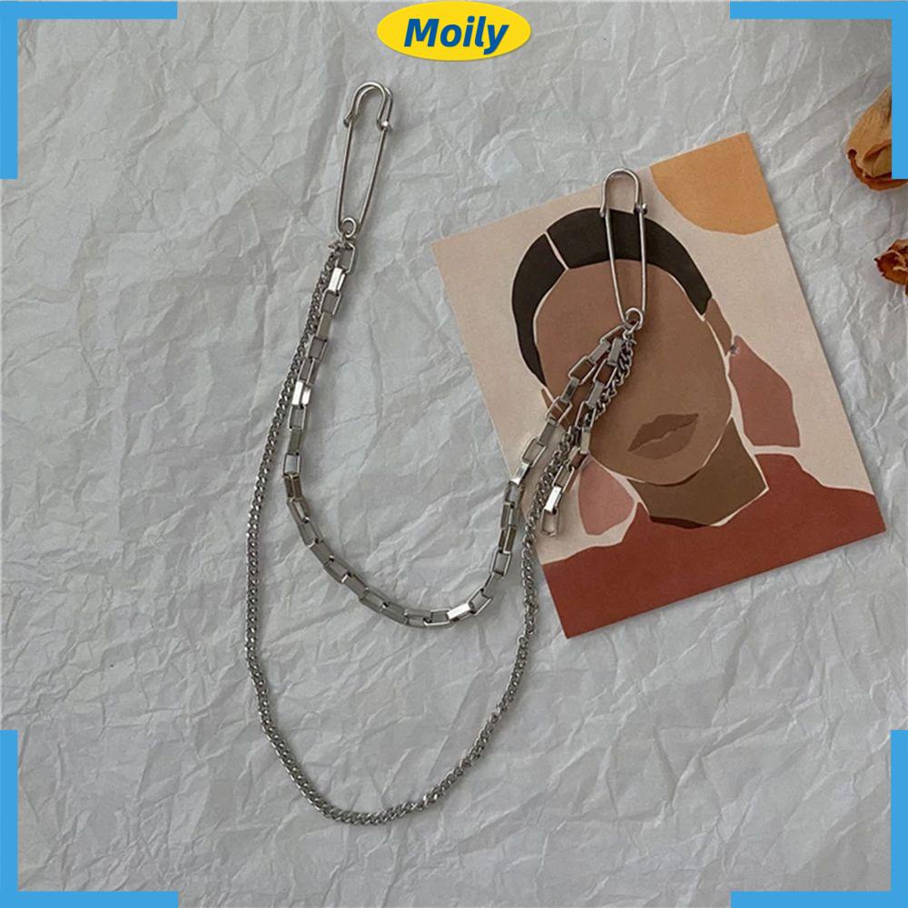 Ghim Cài Cổ Áo Dạng Chuỗi Xích Thời Trang