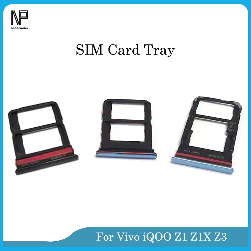 Khay Đựng Thẻ SIM Điện Thoại Thay Thế Chuyên Dụng Cho Vivo iQOO Z1 Z1X Z3