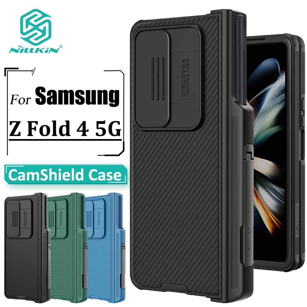 Ốp Điện Thoại Nillkin Bằng TPU + PC Chống Sốc Có Nắp Trượt Bảo Vệ Camera Cho Samsung Galaxy Z Fold 4 5G