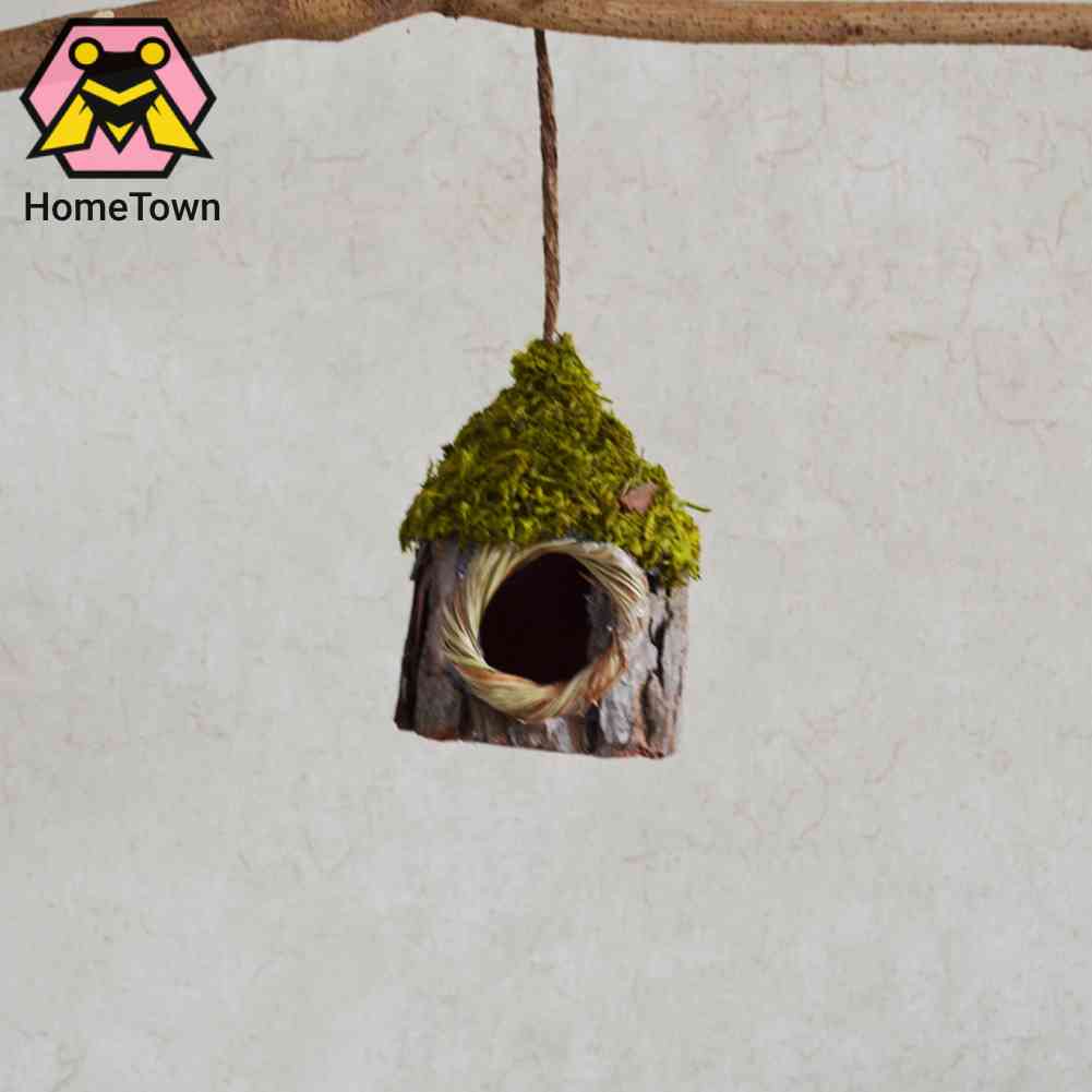 Tổ Chim Giả Đan Bằng Tay Treo Trang Trí Sân Vườn