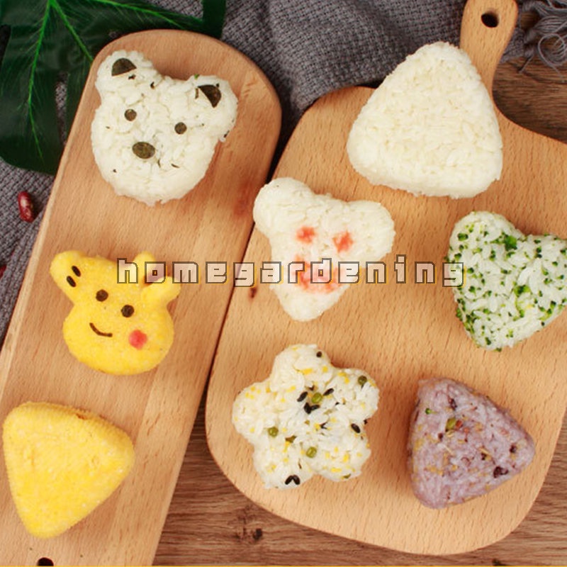 Khuôn Làm Cơm Bento Chống Dính Hình Động Vật Hoạt Hình Dễ Thương