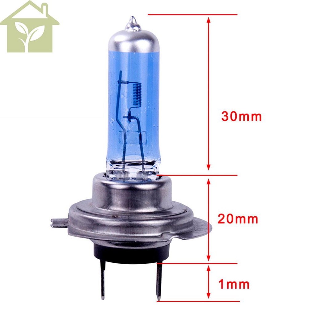 Bóng Đèn Pha xenon h7 100w 12v 8500k Ánh Sáng Trắng Siêu Sáng Chuyên Dụng Cho Xe Hơi Abc7607