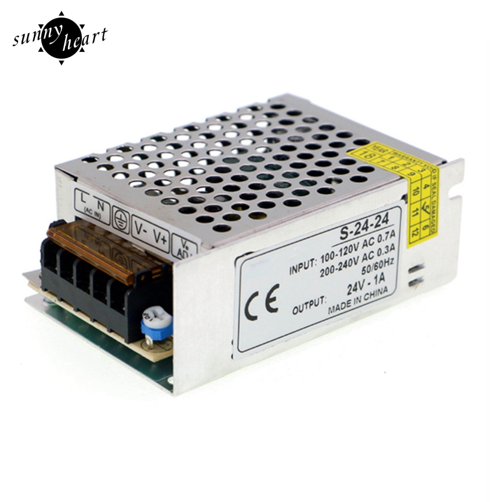 sunnyheart 24V 1A Aluminum Alloy LED Switching 24V 25W Constant Voltage Power Supply Board