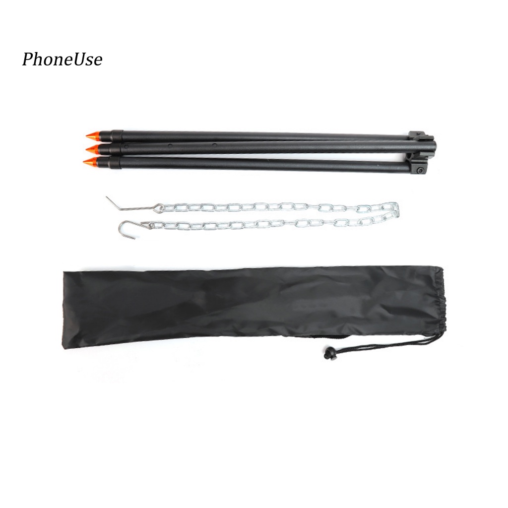 Chân Đế Ba Chân PU Bonfire Chống Trượt Chống Gỉ Dùng Nấu Ăn Cắm Trại Ngoài Trời