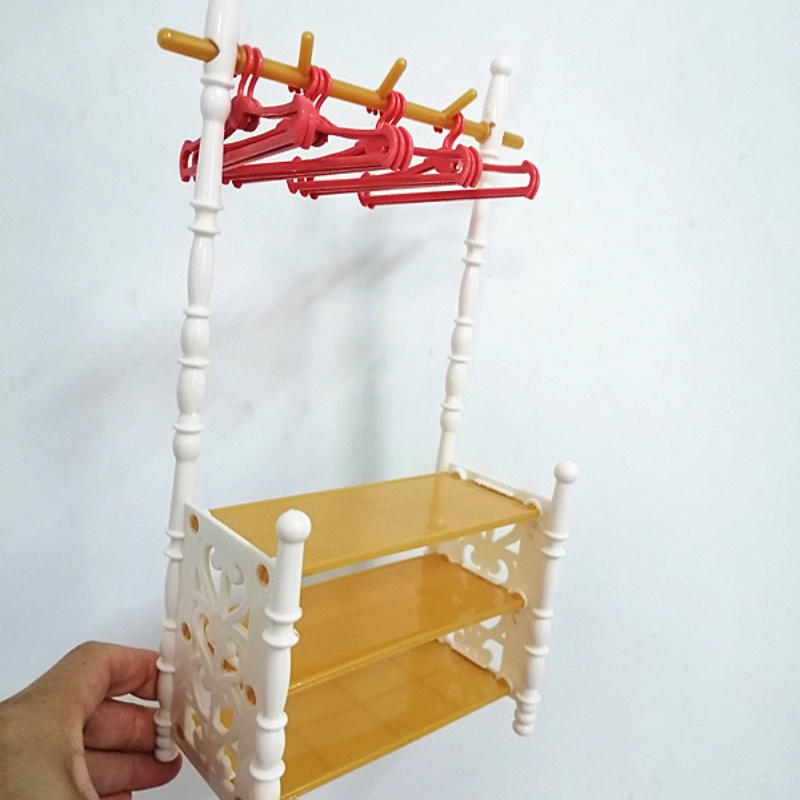 Giá Treo Quần Áo Búp Bê 30Cm Phong Cách Châu Âu