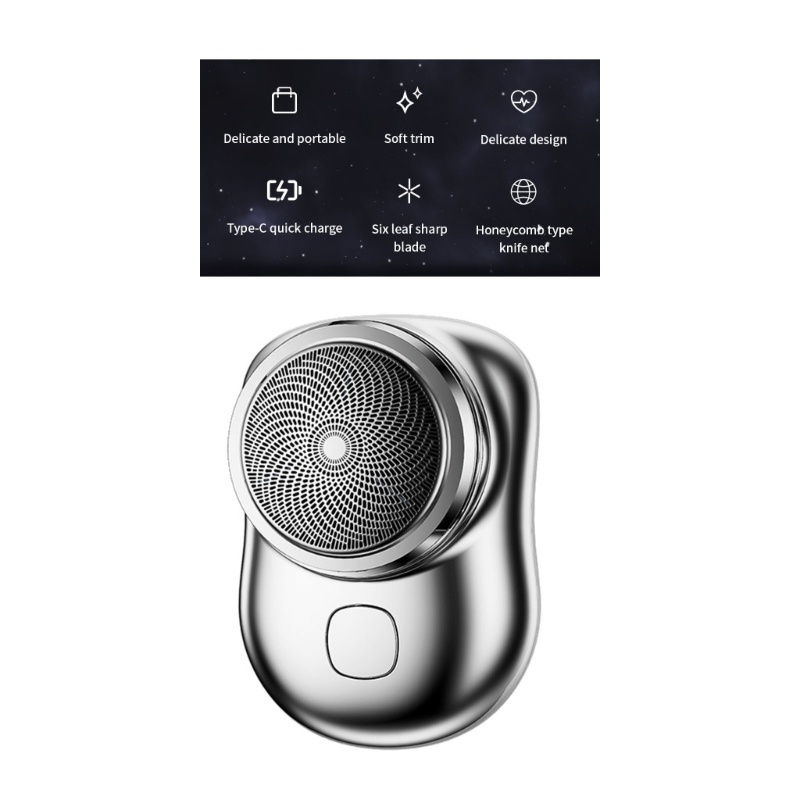 Máy Cạo Râu Mini Chống Thấm Nước Có Thể Sạc Lại Dành Cho Nam Giới