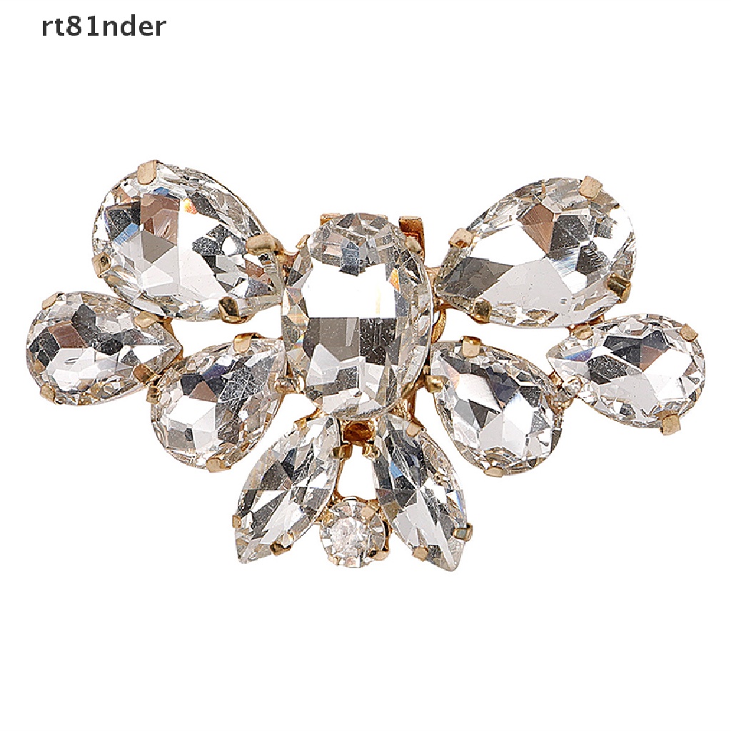 Rt 1 Kẹp Giữ Giày Cao Gót Đính Đá Lấp Lánh Trang Trí Đám Cưới Cho Nữ