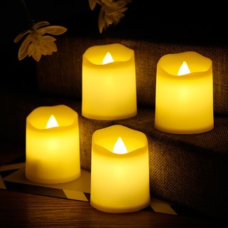 Đèn LED Hình Nến Không Lửa Lãng Mạn Trang Trí Đám Cưới