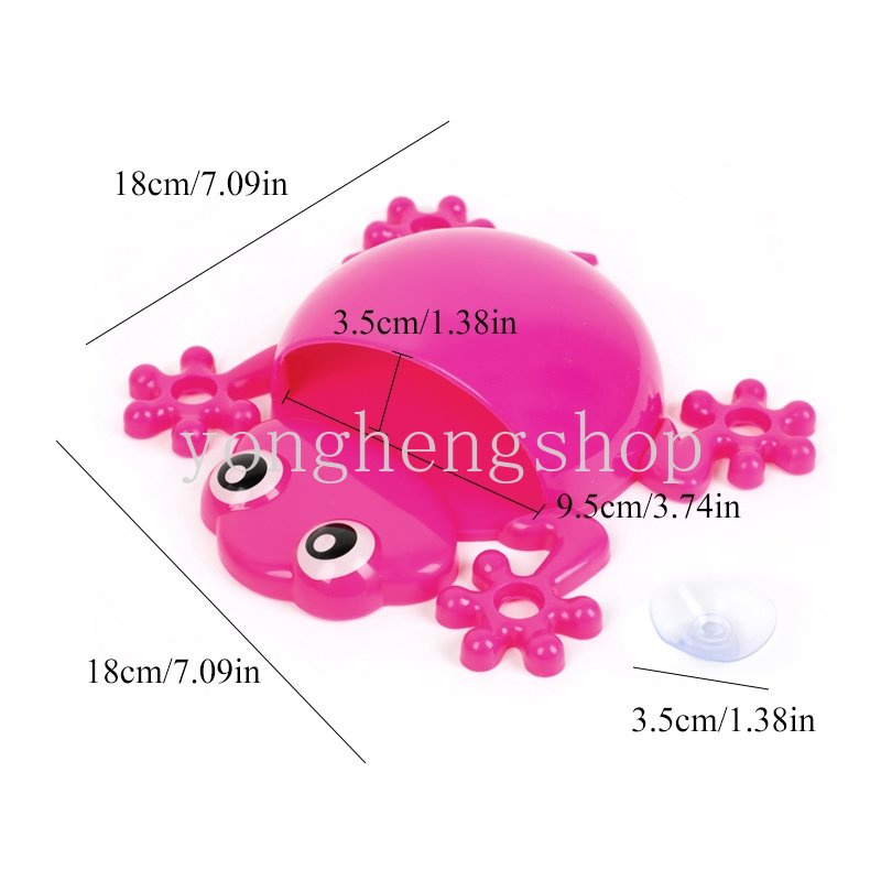 Giá Đỡ Bàn Chải Đánh Răng Gắn Tường Hình Ếch Dễ Thương
