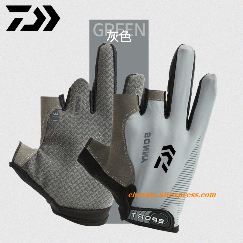 Găng Tay Daiwa Năm 2023 Bằng Cotton Chống Trượt Chống Nước Dùng Câu Cá / Leo Núi