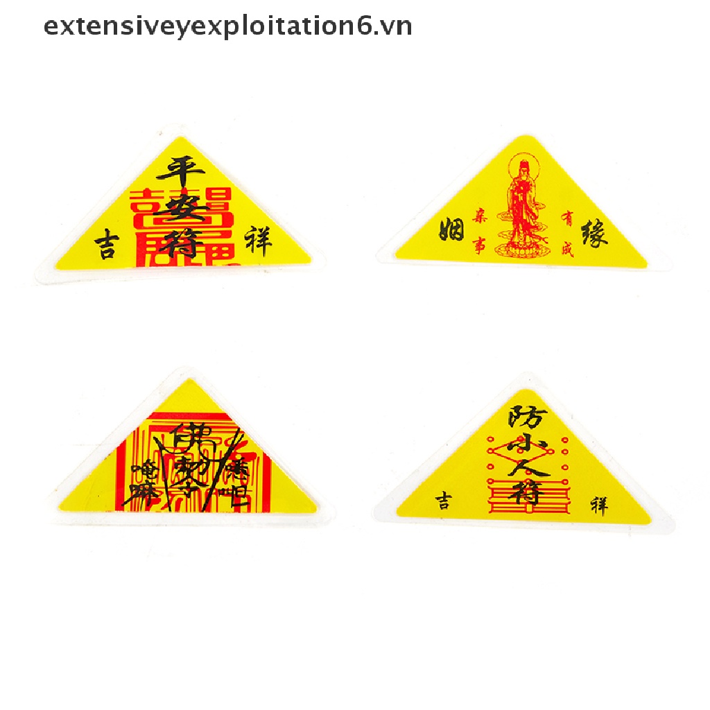 Set 50 Miếng Dán Cầu Nguyện Bằng Nhựa Phong Thủy