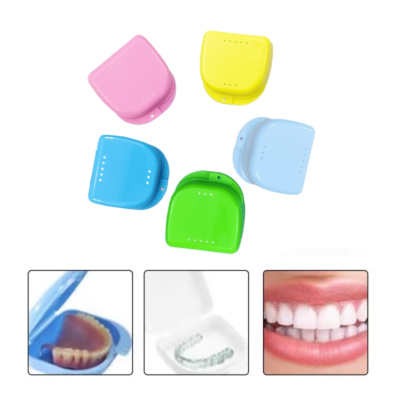 Hộp Nhựa Đựng Răng Miệng Chăm Sóc Răng Miệng Tiện Dụng