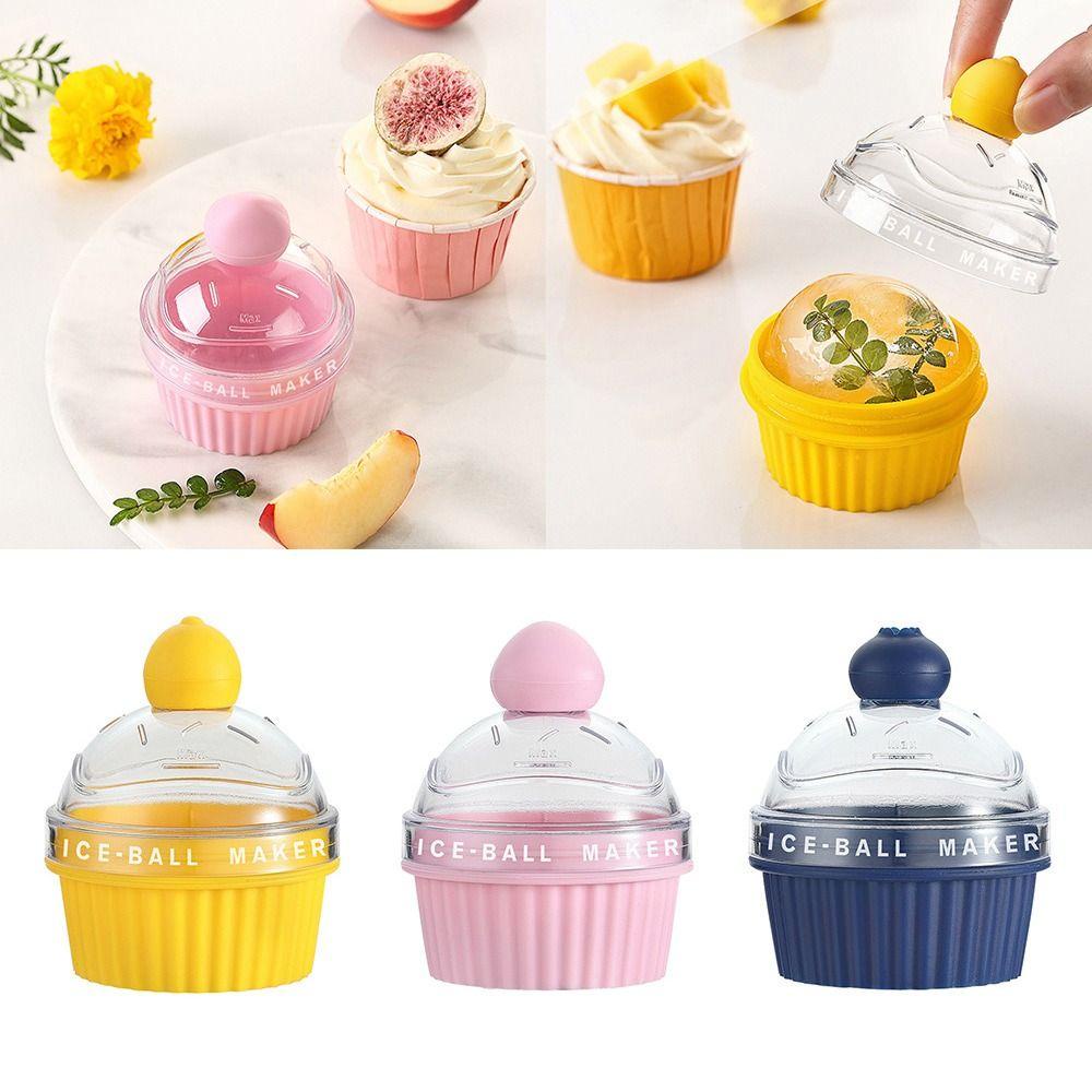 Khuôn Silicone Làm Đá Viên Hình Tròn 1