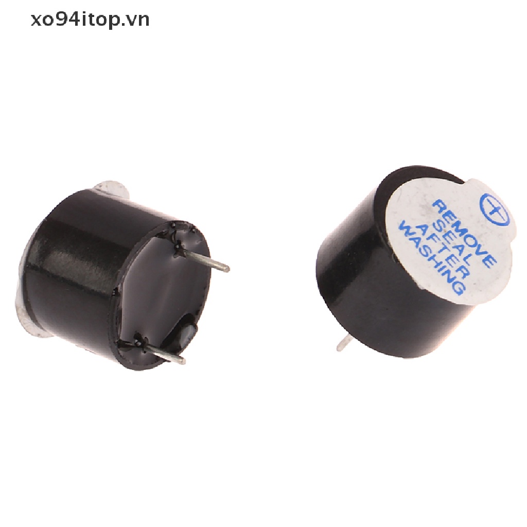 XOITOP 10PCS Active Buzzer 5V Magnetic Long Conous Beep Tone 12095 Mini Plug Speaker VN