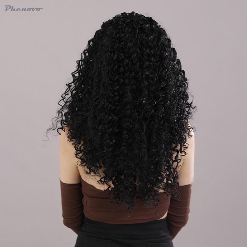 Lady Afro Xoăn Dài Trung Bình Thanh Lịch Làm Đạo Cụ Chụp Ảnh Hàng Ngày