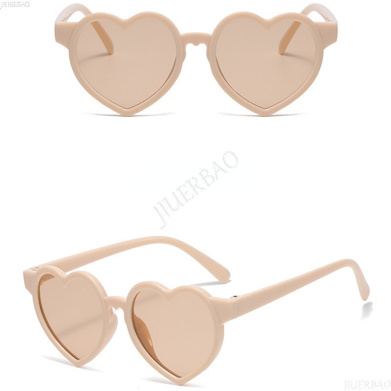 Kính Mát Hình Trái Tim Chống Tia UV Thời Trang Hàn Quốc 2022 Cho Bé