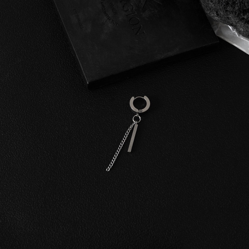 1 Khuyên Kẹp Vành Tai Thép Không Gỉ Phong Cách Hàn Quốc