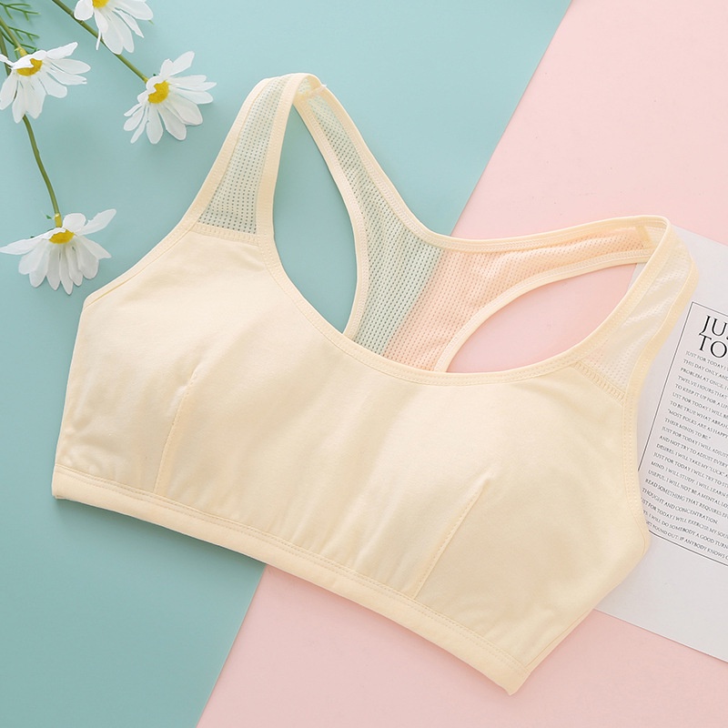 Áo Ngực Thể Thao Thoáng Khí Cho Bé Gái 12-15 Tuổi