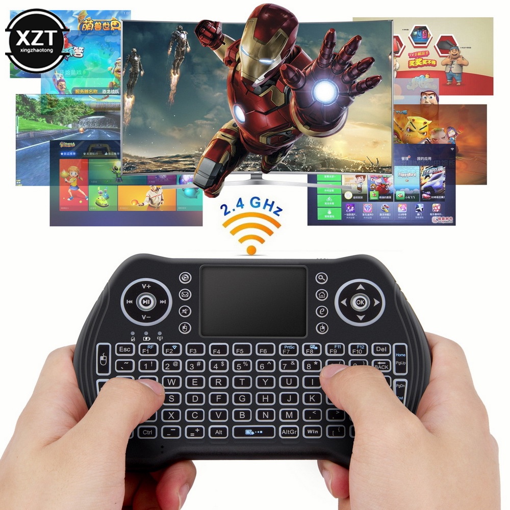 Bàn PhíM + ChuộT Bay MT10 Không Dây, 3 MàU 2.4G Cho Android TV BOX