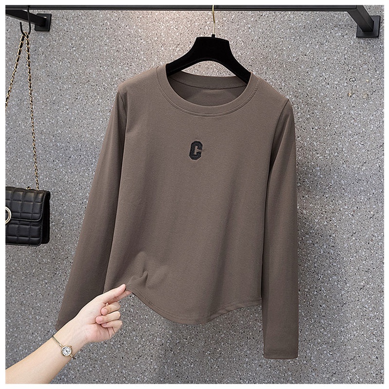 Áo Thun Nữ Dài Tay Oversized In Hình