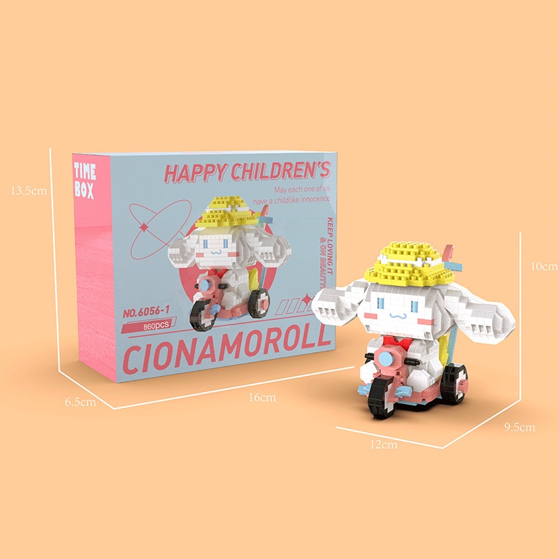 Đồ Chơi Lắp Ráp Lego xếp Hình Chú Chó Cinnamon Dễ Thương Dùng Làm Quà Tặng Sinh Nhật