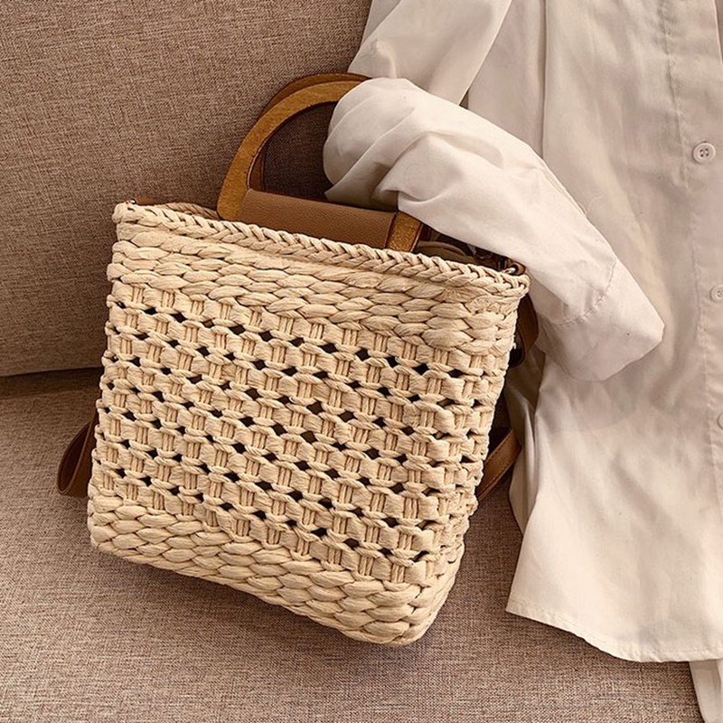 Ielgy Túi Đeo Chéo Dệt Tay Phong Cách Đám Đông Nhỏ Nhắn Tươi Mới Cho Nữ