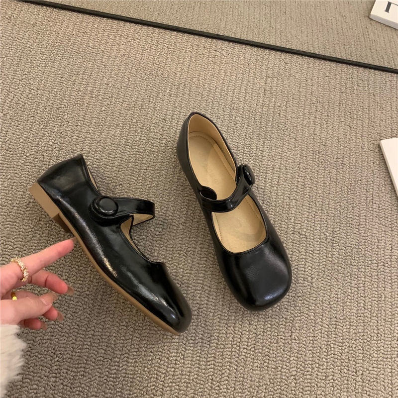 Giày Búp Bê Mary Jane Đế Bệt Thời Trang Mùa Xuân Dành Cho Nữ