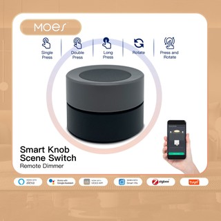 New Tuya ZigBee Smart Knob Switch Nút điều khiển chuyển cảnh không dây