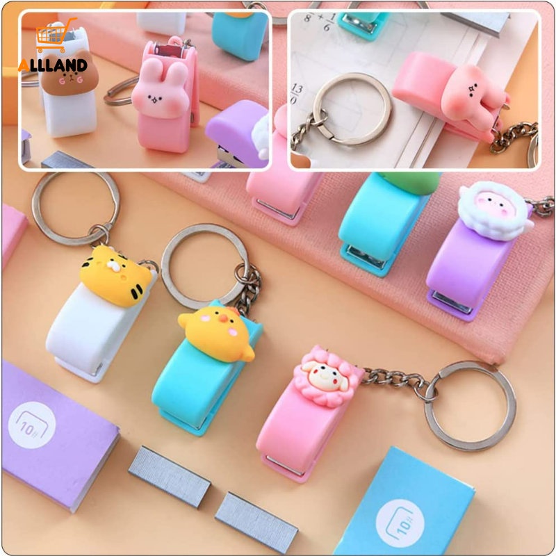 Móc Khóa Bấm Ghim Mini Hình Động Vật Hoạt Hình Dễ Thương