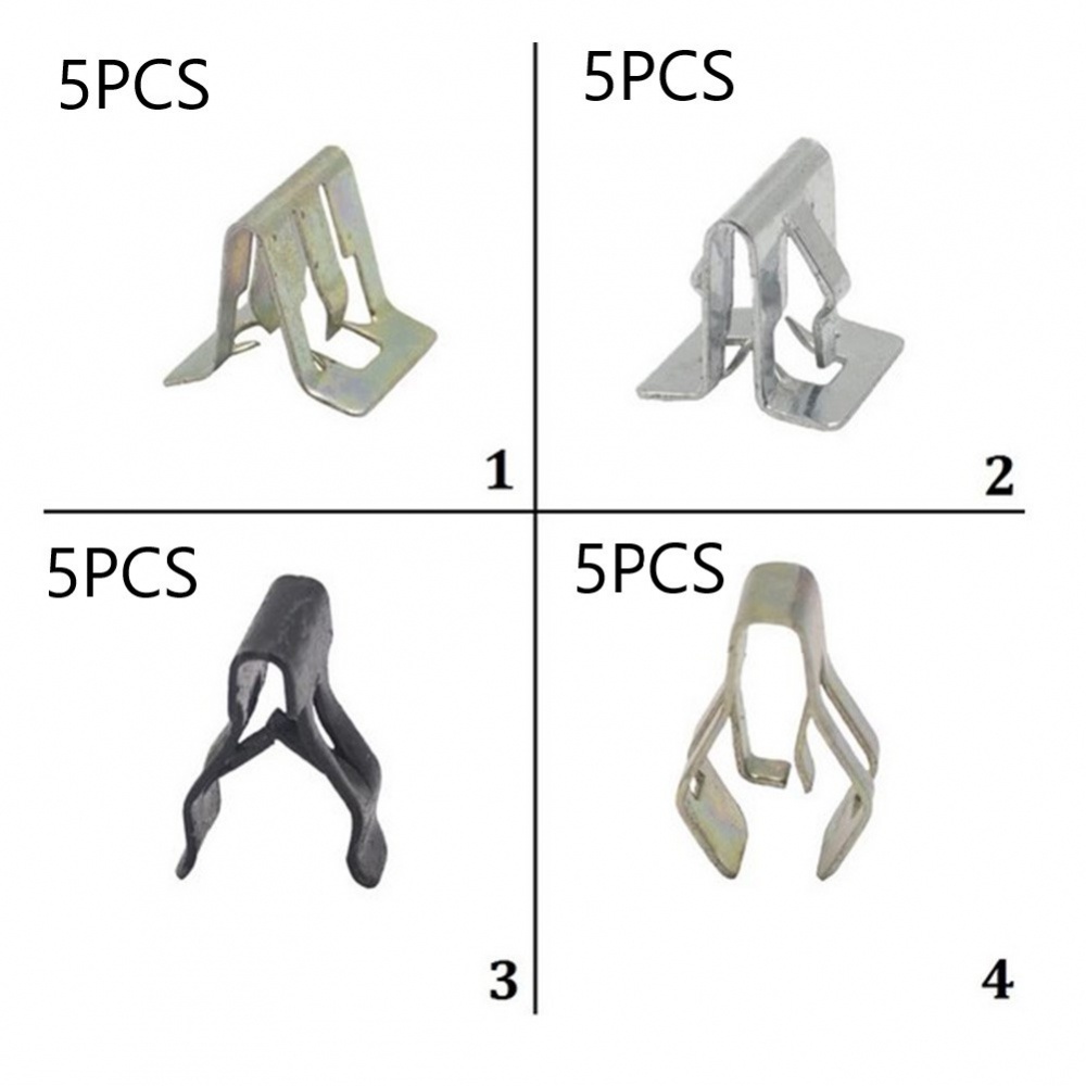 Bộ 20 Đinh Tán Kim Loại Cho Bảng Điều Khiển Xe Hơi