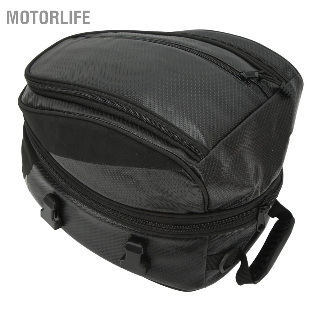 Đuôi Xe Máy Túi PU Chống Thấm Nước Dung Tích 10L Ba Lô Ghế Sau Yên Hành Lý Đa Năng Phù Hợp Đi Thiết Bị