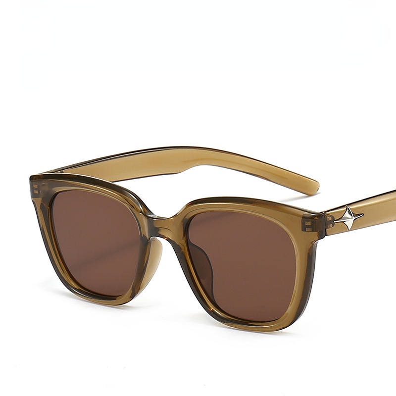 Kính Mát Gọng Vuông Thời Trang Mới Cho Nam Nữ Màu Sắc