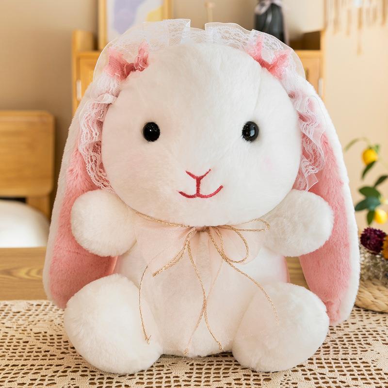 Túi Đeo Vai Hình Thỏ Nhồi Bông Kiểu Lolita Dễ Thương