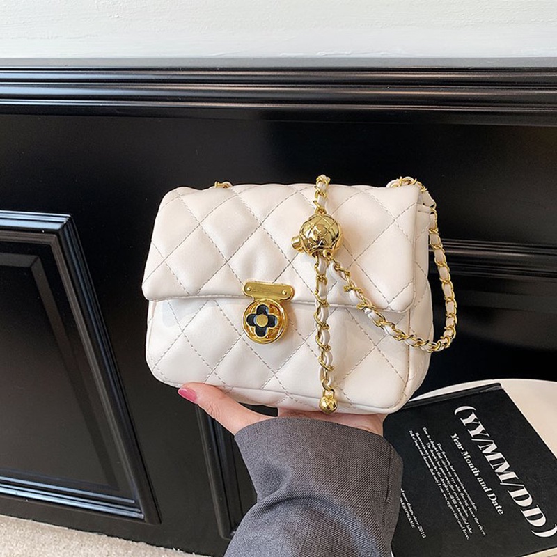 Túi Xách Dây Xích Đeo Vai Phong Cách harajuku Đơn Giản Cho Nữ