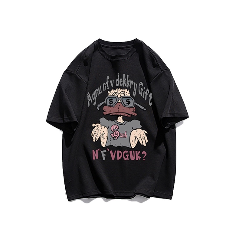 Áo thun NRVP 100% cotton tay ngắn thời trang cho nam và nữ plus size