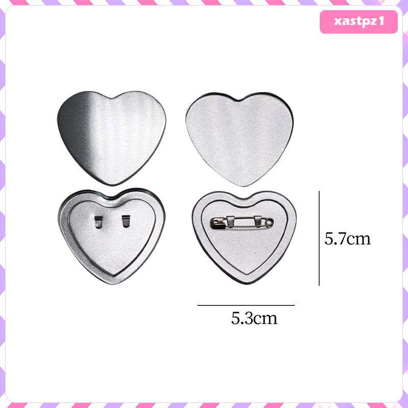 Set of 100 Blank Button Badges Metal Button Button Maker for Badge Making