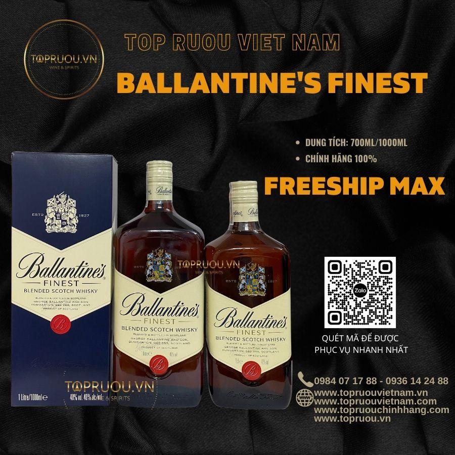 BALLANTINE'S FINEST 700ML NHẬP KHẨU SCOTLAND
